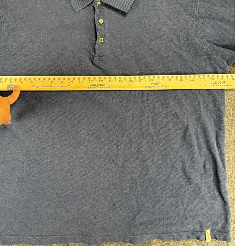 Barbour Mens Polo Shirt Short Sleeve Blue Casual Classic Collared Top 2XL XXL - Picture 4 of 7